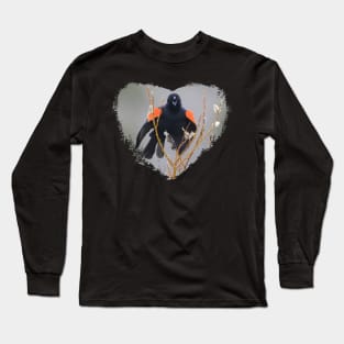 Red Wing Blackbird Long Sleeve T-Shirt